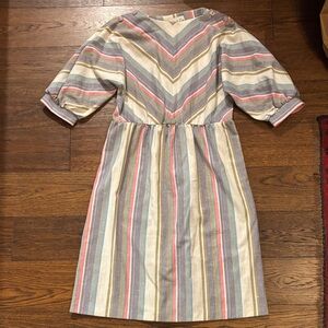 Striped Multicolor Women's Dress